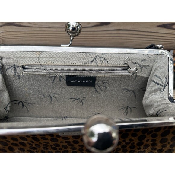 Karen Wilson Handbag Animal Print Excellent Condition MSRP $240 Urban Safari - Picture 9 of 15